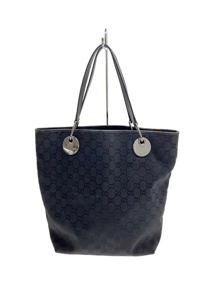 Sac fourre tout GUCCI GG toile BLK motif noir occasion