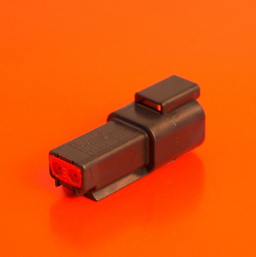 Deutsch DT Series 2 Way Socket Connector Kit DT04-2P-CE02 + Pins & Wedglock - Picture 3 of 5