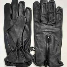 Men's Leather Driving Glove w/Zipper Unlined Lightweight Premium - Dream Apparel