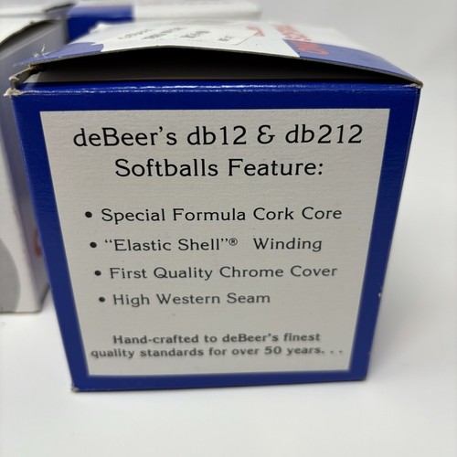(Lot of 6) DeBeer Official Cork Center ASA Softballs TC12 | MSP .47  - NEW - - Picture 6 of 8