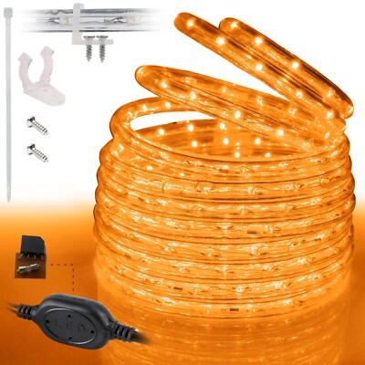 10, 25, 50, 100, 150ft LED Rope Light Decor Holiday Xmas Ourdoor Tree up to 300'