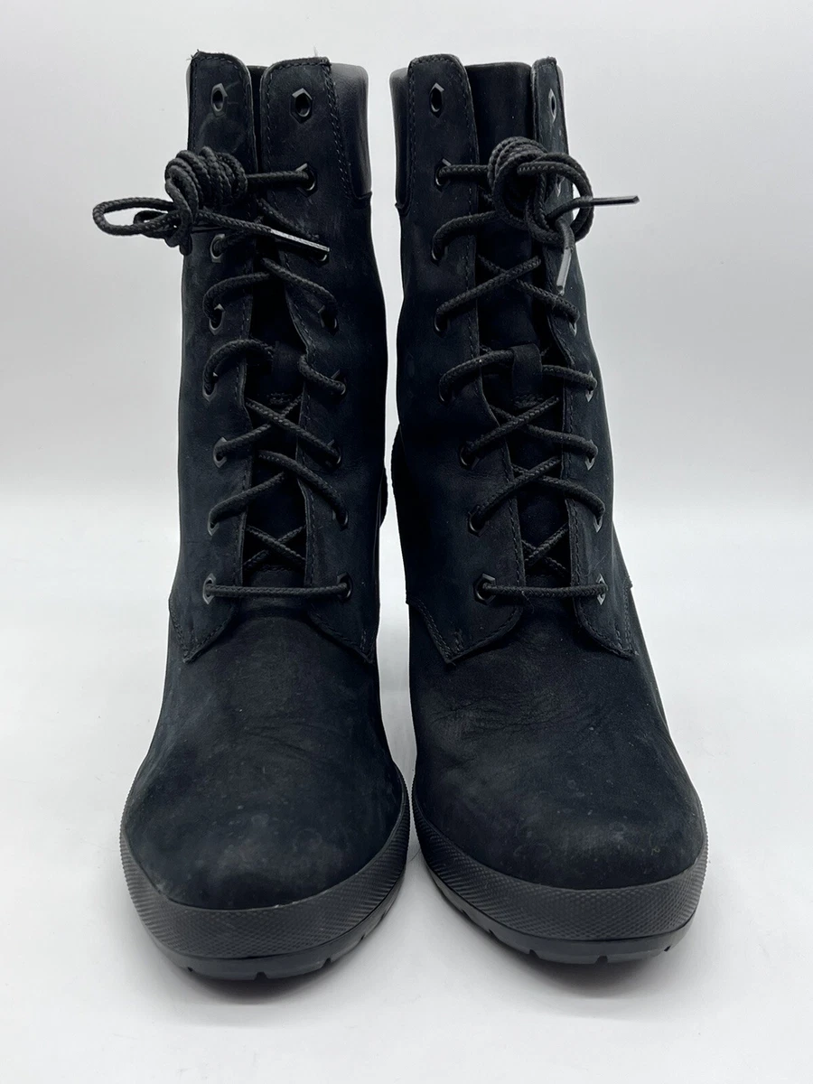 New Timberland ALLINGTON Boots Leather For Women s Sz 9.5 BLACK