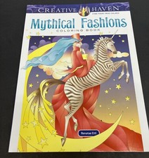 Creative Haven Mythical Fashions Coloring Book Creative Haven Adult Teen New