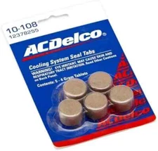 Coolant System Sealing Tabs Stop Leak - Genuine GM ACDelco 12378255