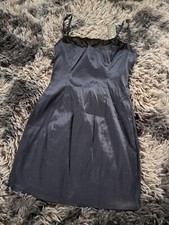 Motel Solihu Mini Dress Navy Size S BNWT RRP £42