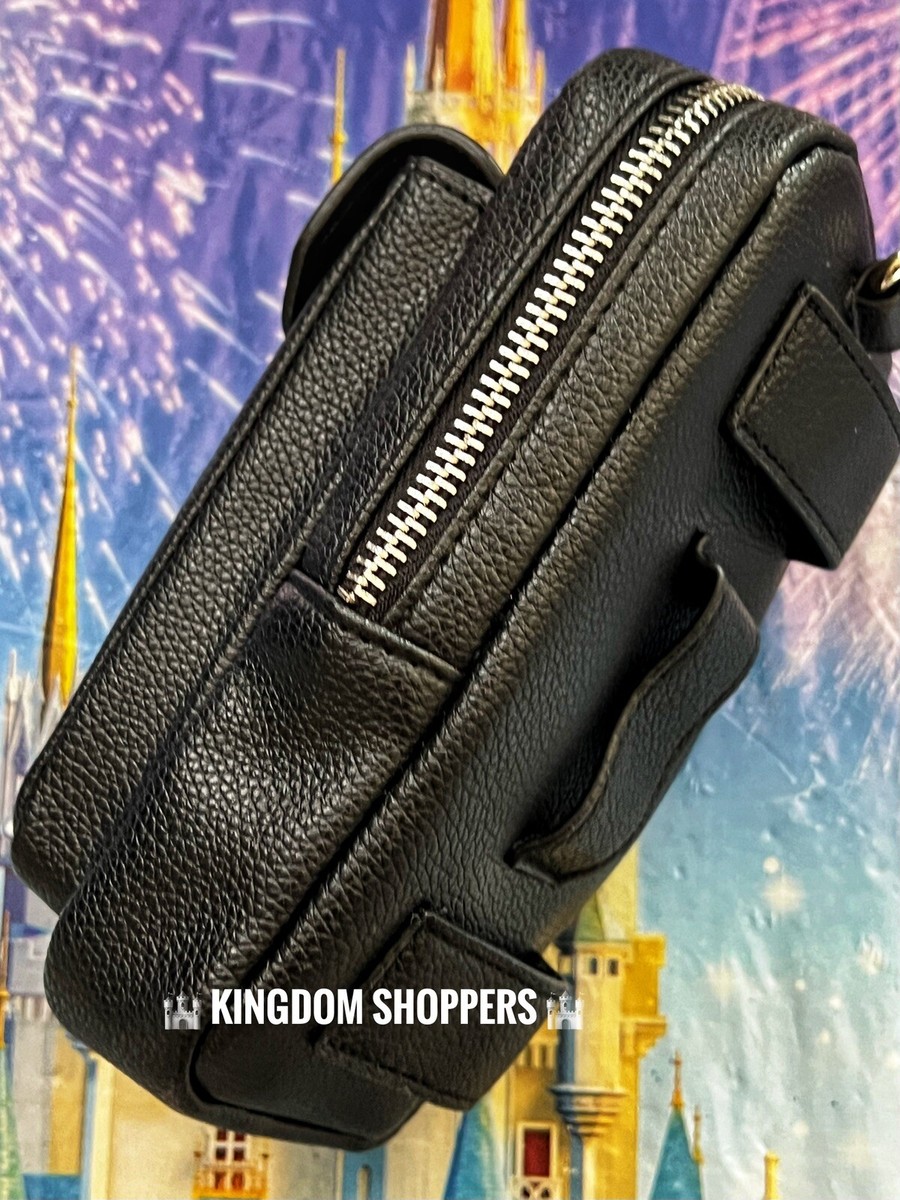 ☆US Disney Parks☆ピントレーディング用ポーチセット Disney Parks Pin Trading Gear Black Silver Small Pin Bag