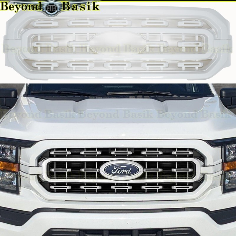 2021-2023 Ford F150 XL/XLT Z1 Oxford White Grille Cover Overlay