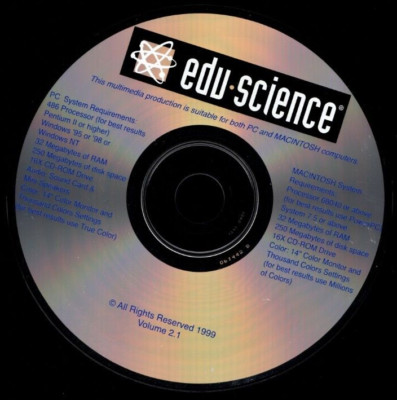Edu-Science STEALTH Telescope Companion Disc (Mac/PC, 1999, Disc Only)