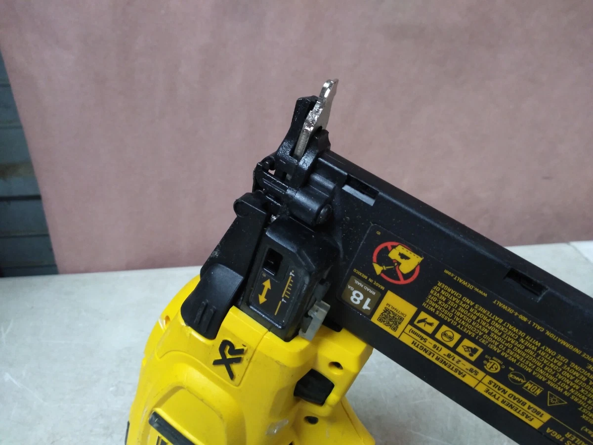 18guage Brad nailer not working : r/Dewalt