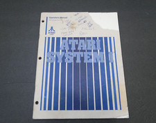 Vintage 1984 Atari System I Operators Manual