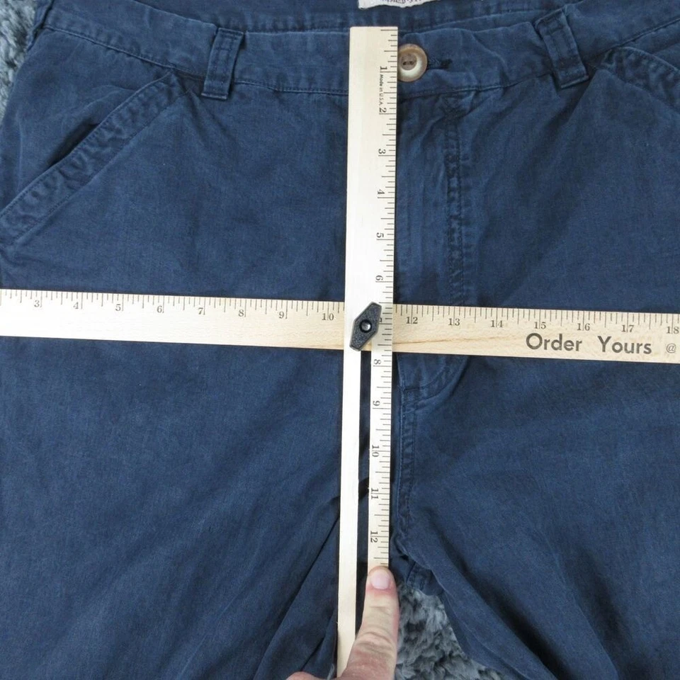 Pantalones chinos Berle para hombre azul con cordón vintage 36x32* Foto 4 de 4