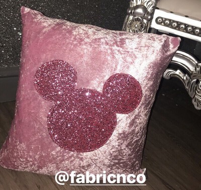minnie mouse sequin pillow