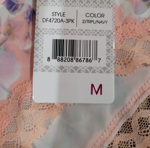 DAISY FUENTES Micro &Lace Boyshort SeXy Panties Polyester Blend ~ M/6 - Picture 5 of 11