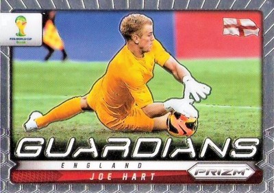 パニーニ プリズム 2014 ブラジルワールドカップ ベースカード セット 2014 Panini Prizm World Cup Brasil - Brazil '14 'Guardians' Insert