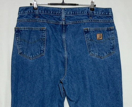 Carhartt Jeans Herren 42x32 blau Traditional Fit Maße 41x32 Dark Wash Workwear - Bild 4 von 10