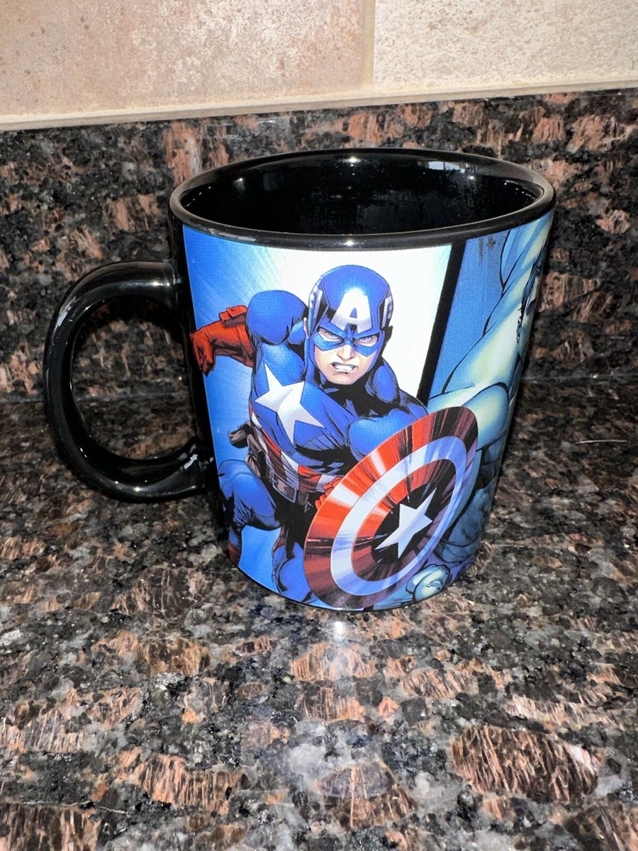Marvel Avengers 14oz Coffee Mug Heros Captain America Hulk Thor Iron Man |  eBay