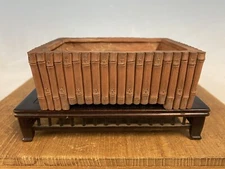 Beautiful Bamboo Style Shohin Size Bonsai Tree Pot By Tojaku 4 3/4”