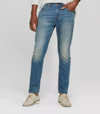 Goodfellow Co Men's Taper Fit Total Flex Jeans - Medium Blue size choices NEW
