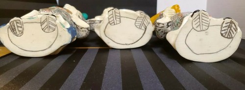 FIGURAS CHINAS DE RESINA BLANCA SAU LUK FUK DIOS BUDA SALUD RIQUEZA FELICIDAD - Imagen 9 de 10