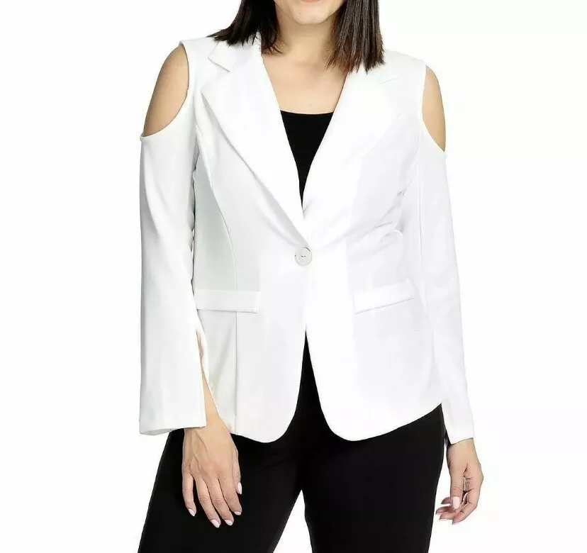 Off the shoulder clearance jacket plus size