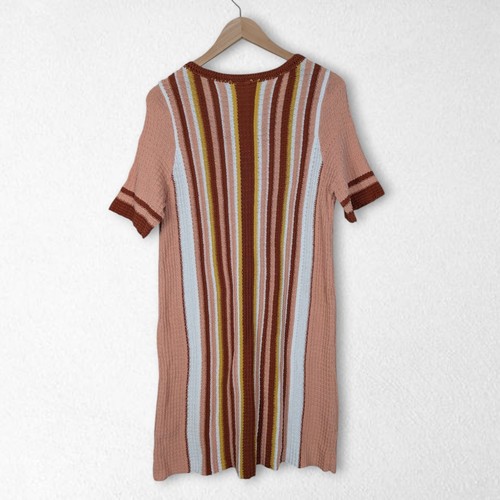 Free People Lollipop Crochet Sunset Mini Dress Womens L Boho Festival Coachella - Picture 8 of 11