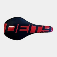 Deity Speedtrap Railed Bicycle Seat Red SDG Design AM Saddle