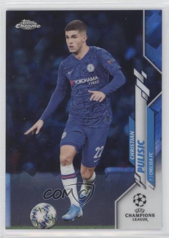2019-20 Topps Chrome UEFA Champions League Sapphire Christian Pulisic #47 08jk