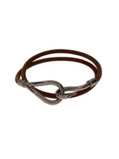 Hermes Bracelet/Leather/Brw/Ladies// 3739