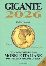 GIGANTE 2026 CATALOGO MONETE ITALIANE