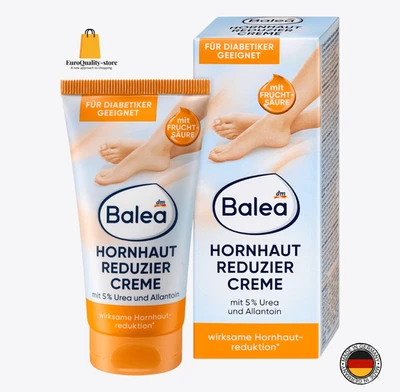 Balea Crème Anti-Callosités Pieds Urea & Allantoïne - Réduit la Corne 50ml - DM - Photo 1/4