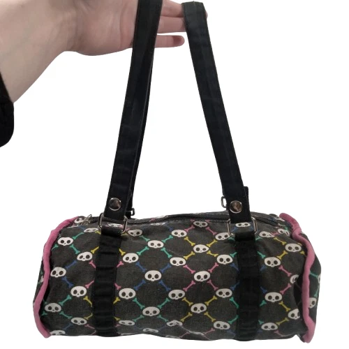 Raro Bolso Barril Reversible Y2K Skelanimals Loungefly Escena Gótica Emo De Colección Foto 2 de 4