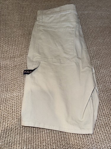 U.S. Polo Assn Cargo/Carpenter Shorts weiß Active Stretch gerade Gr. 36 Neu mit Etikett - Bild 5 von 7
