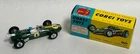 VGC Vintage Corgi #155 Lotus Climax Formula 1 Toy Model Racing Car W/Box (P)