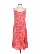 Uniqlo Women Red Casual Dress L
