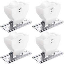 Roman Shade Pulley Set of 4 White Plastic Curtain Accessories for Rollers