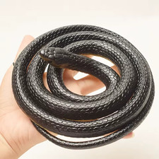 1.23M Realistic Snake Toy Stretchable Rubber Anaconda Scary Prank Prop