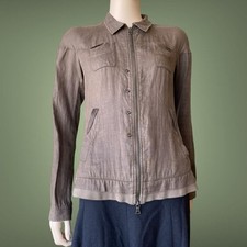 PRADA VTG 200s Y2k Linen Jacket Size 42 S-M