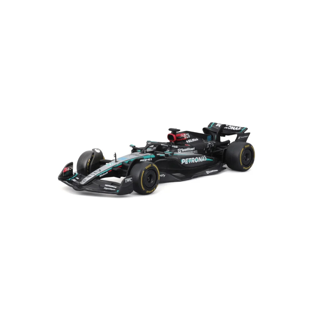 Bburago Mercedes AMG Petronas F1 W15 George Russell 63 Model Car Unisex - Bla...