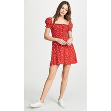 FAITHFULL THE BRAND Genevieve mini dress Small S