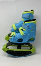 Madd Gear Kids Light Blue Green Boosters Jumping Bouncing Boots Size 9