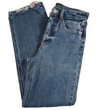 Wild Fable Highest Rise Straight Distressed Button Fly Women's Jeans Size 00