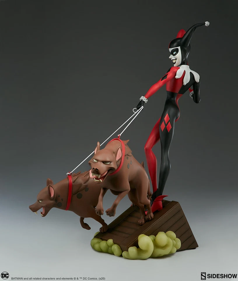 Sideshow Collectibles Batman Animated Harley Quinn with Hyenas Statue 78/1000 - Image 4 of 4
