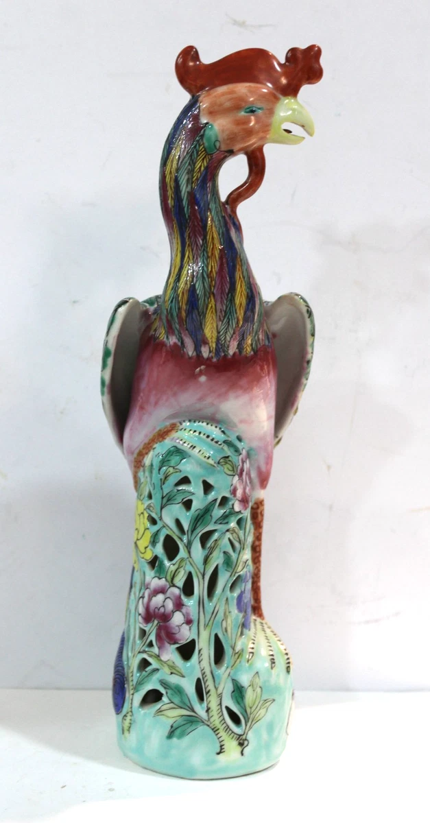 陶瓷凤凰古董原创中国风雕像、雕像| eBay