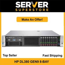 HP ProLiant DL380 G9 Server 2x E5-2680 V3-24 Cores P440ar 256GB RAM 2x 900GB SAS