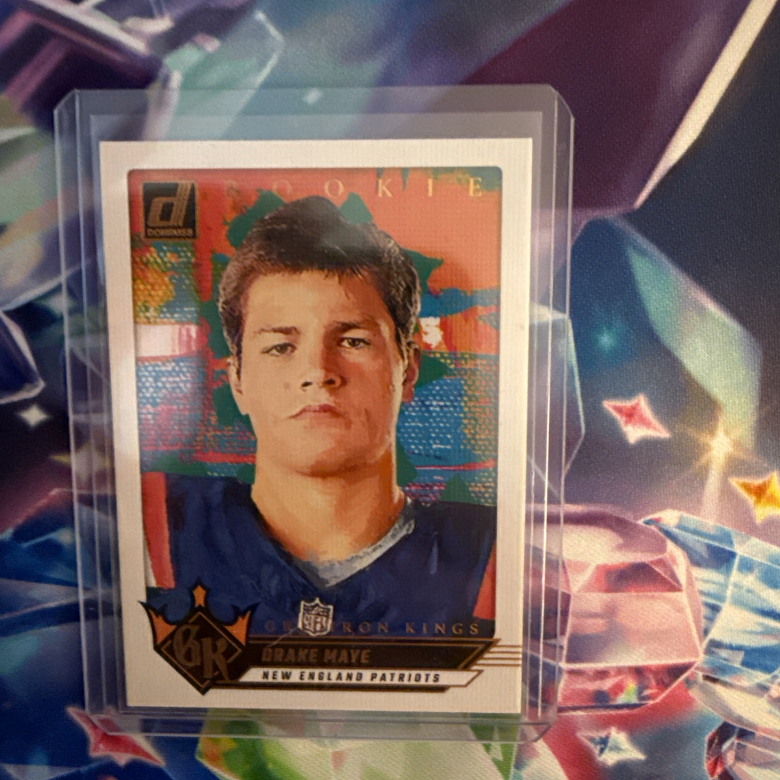 2024 Panini Donruss Drake Maye Gridiron Kings Rookie Canvas Rookie #3 Patriots