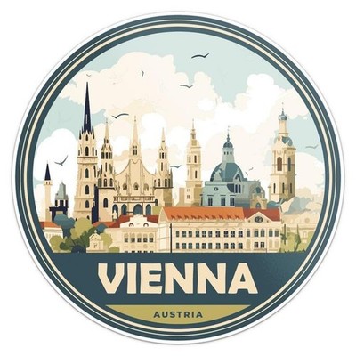 Wien Vienna Essbaren Österreich Tortenaufleger Fondant Personalisierbar Dekor