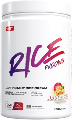 VAST Sports Instant Rice Pudding, 900 g Dose, Apple Pie