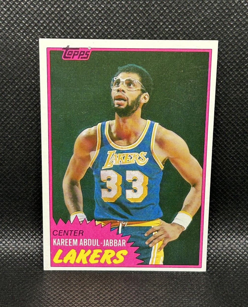 1981-82 Topps Kareem Abdul-Jabbar #20 - Lakers HOF