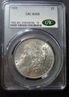 1889 Morgan Silver Dollar - CAC AU58
