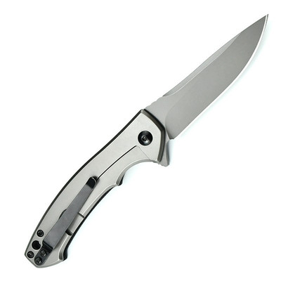 knives- 0450 DLC-coated S35VN blade carbon fiber and titanium handle, frame lock